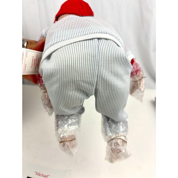 VTG Porcelain Doll Michael By Yolanda Bello Knowles 1990's Boxed COA - Picture 13 of 15